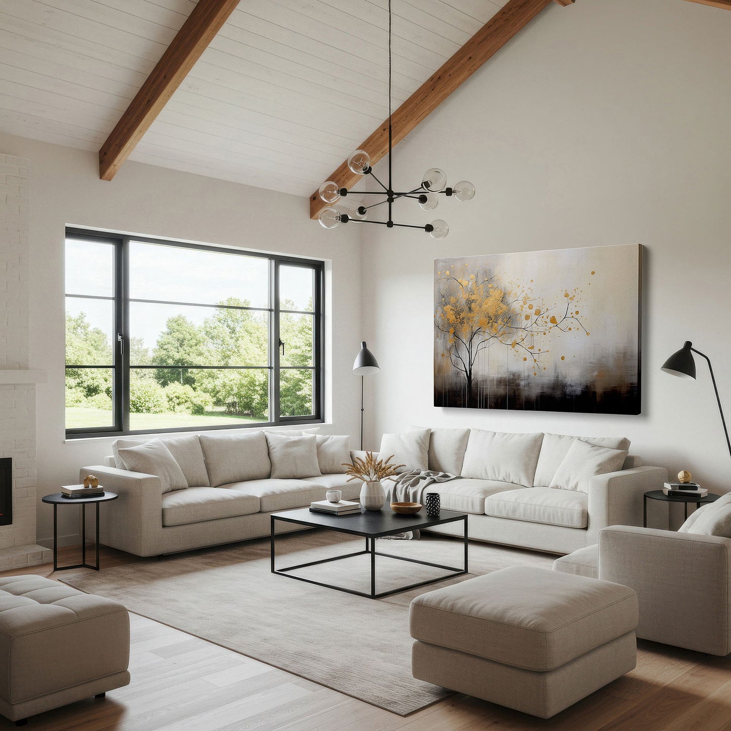 Elegant Tree Canvas Art for Office & Living Room