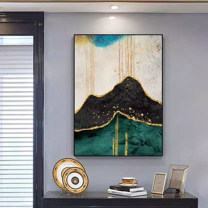 Abstract Decorative Mountains Picture