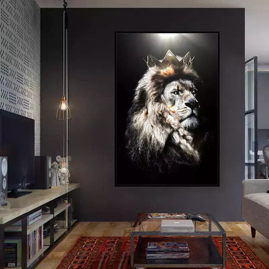 Decorative Lion of Wisdom Frame