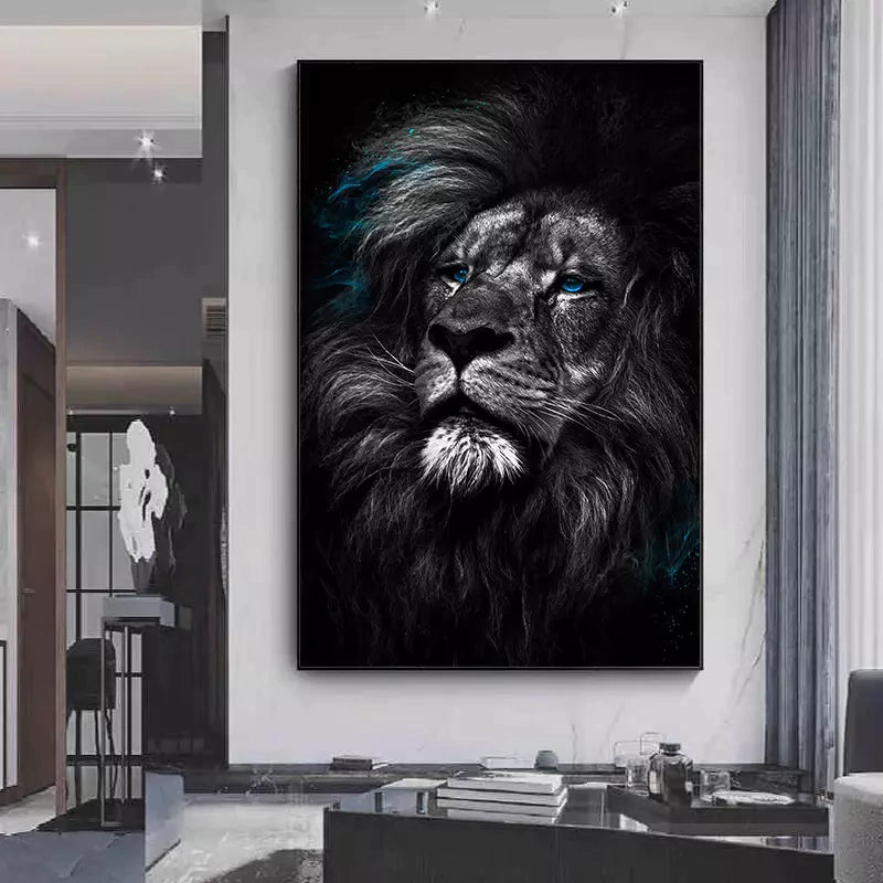 Decorative Lion Frame with Striking Look