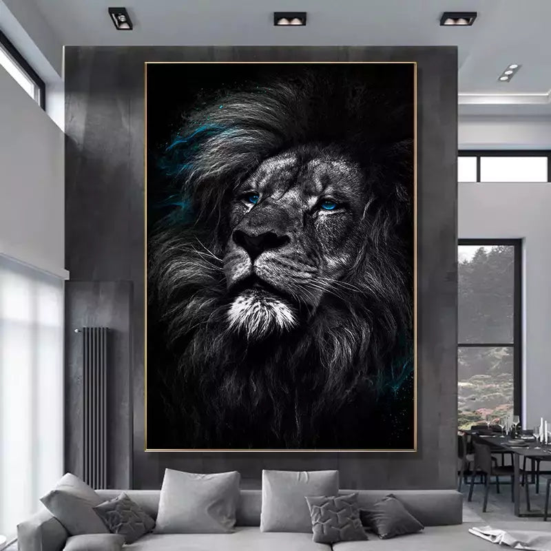 Decorative Lion Frame with Striking Look