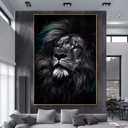 Decorative Lion Frame with Striking Look