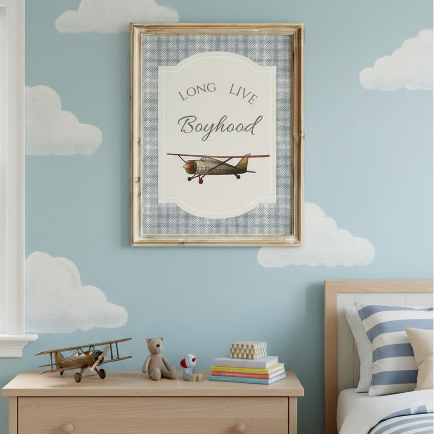 Vintage Kids Room Art
