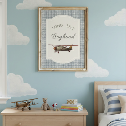 Vintage Kids Room Art