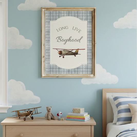 Vintage Kids Room Art