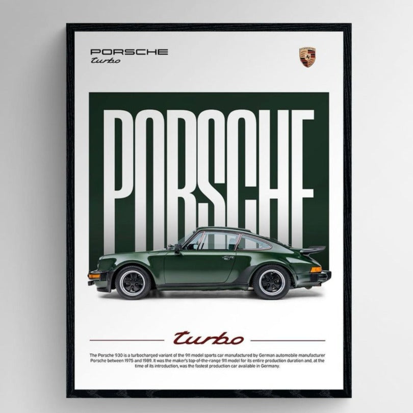 PORSCHE TURBO - Wall Art