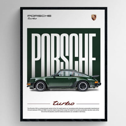 PORSCHE TURBO - Wall Art