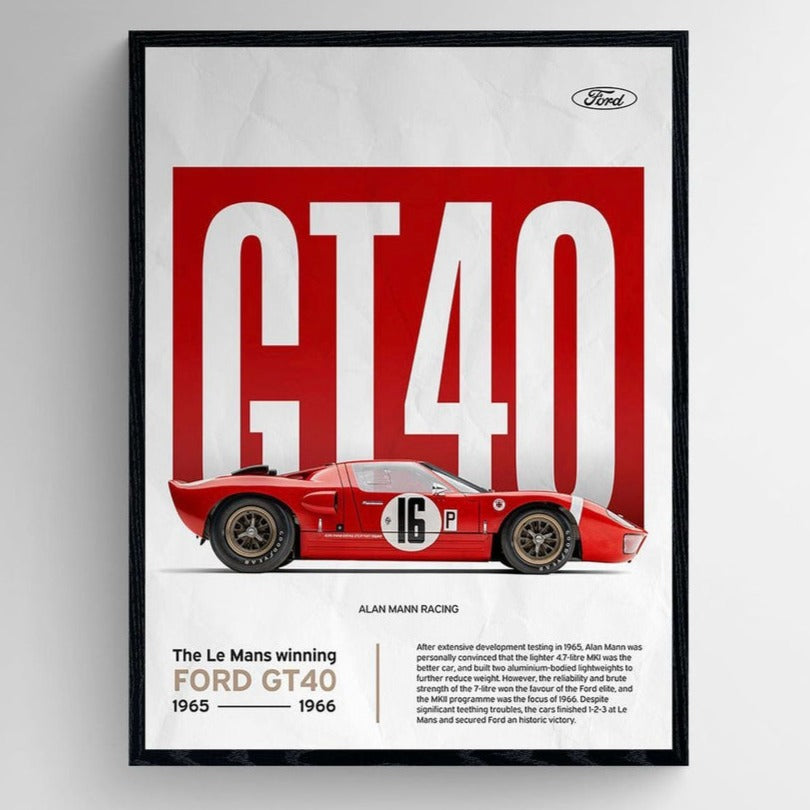 FORD GT40 - Wall Art