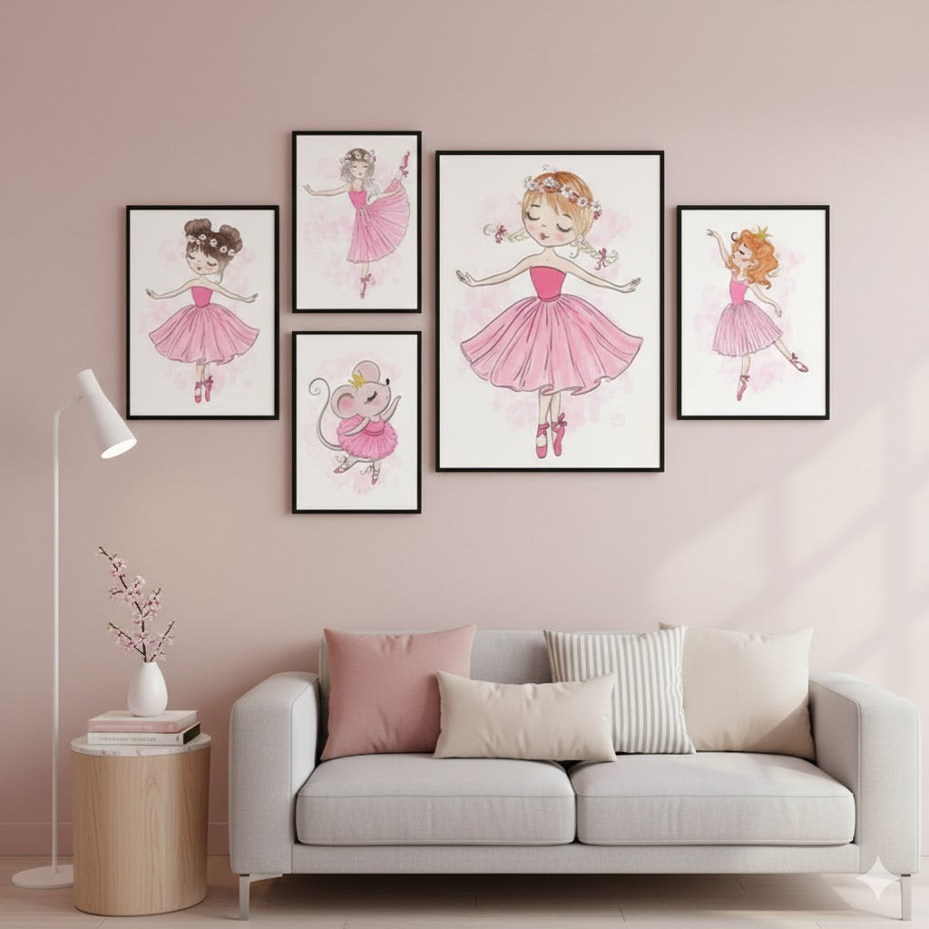 SALSA DANCE DOLLS – 5 PANEL SET