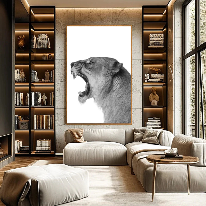 The Lioness's Roar Painting