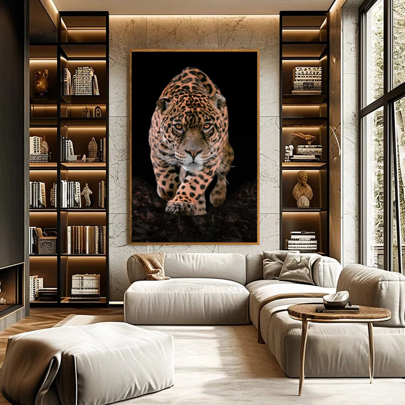 Imposing Leopard Painting