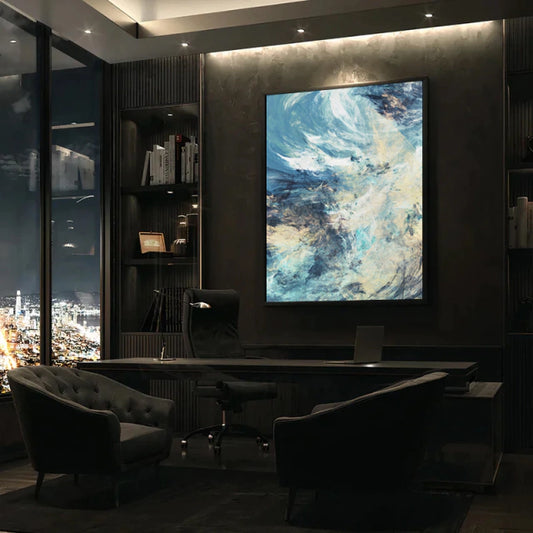 Blue Abstract Painting