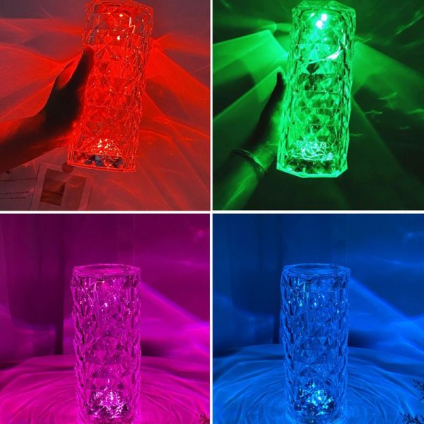 Crystal Lamp RGB Light Diamond